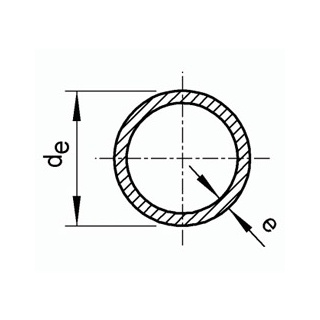 Труба э/с 33.7х2.5, матовая